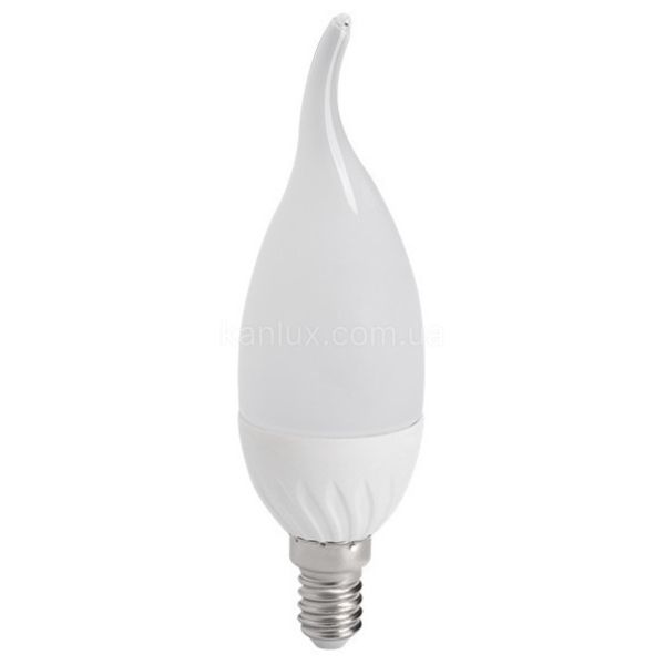 Лампа світлодіодна Kanlux 22893 потужністю 6W. Типорозмір — C37 з цоколем E14, температура кольору — 3000K
