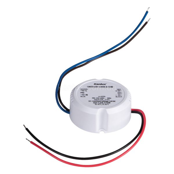 Блок питания Kanlux 24241 Circo LED 12V DC 0-15W