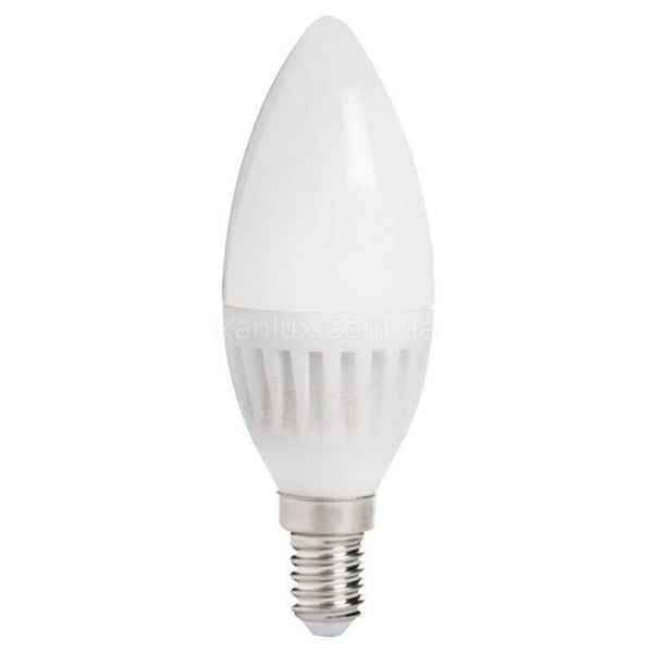 Лампа світлодіодна Kanlux 26760 потужністю 8W. Типорозмір — C37 з цоколем E14, температура кольору — 3000K