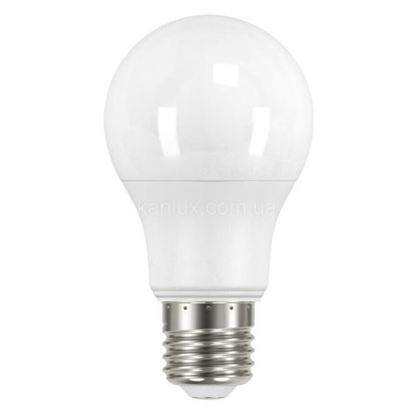 Лампа світлодіодна  сумісна з димером Kanlux 27283 потужністю 5.5W з серії IQ-LED. Типорозмір — A60 з цоколем E27, температура кольору — 4000K