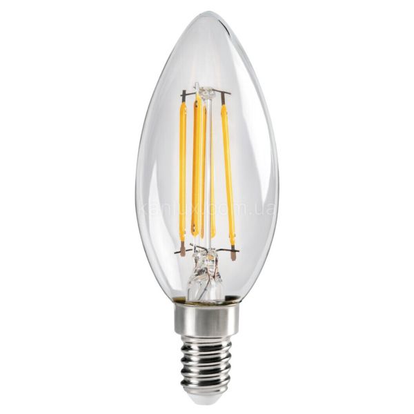 Лампа светодиодная Kanlux 29618 мощностью 4.5W. Типоразмер — C35 с цоколем E14, температура цвета — 2700K