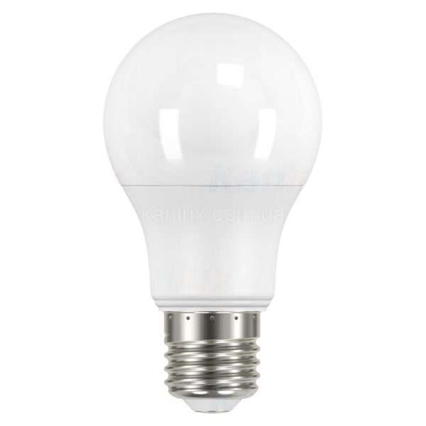 Лампа світлодіодна Kanlux 33714 потужністю 7.2W з серії IQ-LED. Типорозмір — A60 з цоколем E27, температура кольору — 4000K
