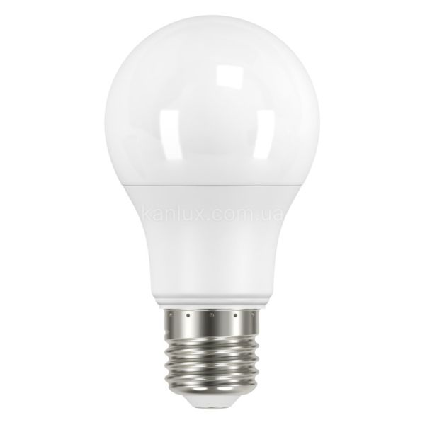 Лампа світлодіодна Kanlux 33762 потужністю 7.2W. Типорозмір — A60 з цоколем E27, температура кольору — 2700К