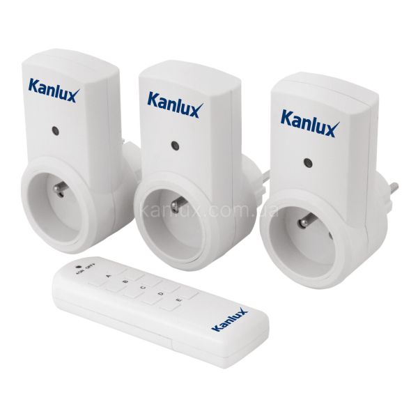 Розетка-таймер Kanlux 7980 Apo TM-3 набор из 3 шт.